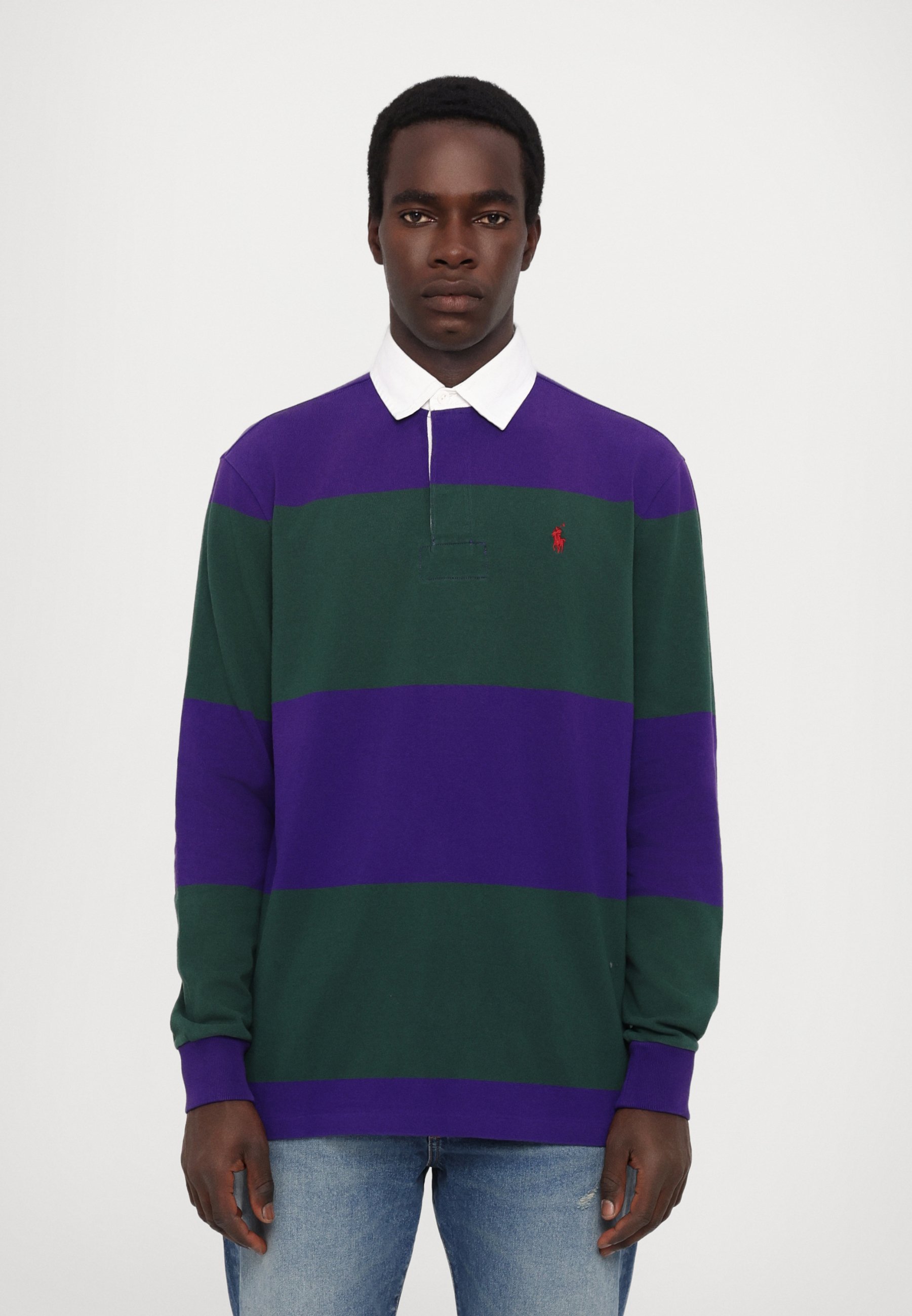 Polo Ralph Lauren LONG SLEEVE RUGBY - Polo shirt - moss  display picture 3