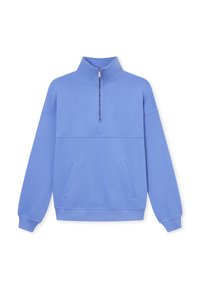 HALF ZIP COOPER - Sweatshirt - purple blue