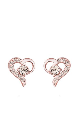 GLASS CRYSTAL - Earrings - rose gold-coloured