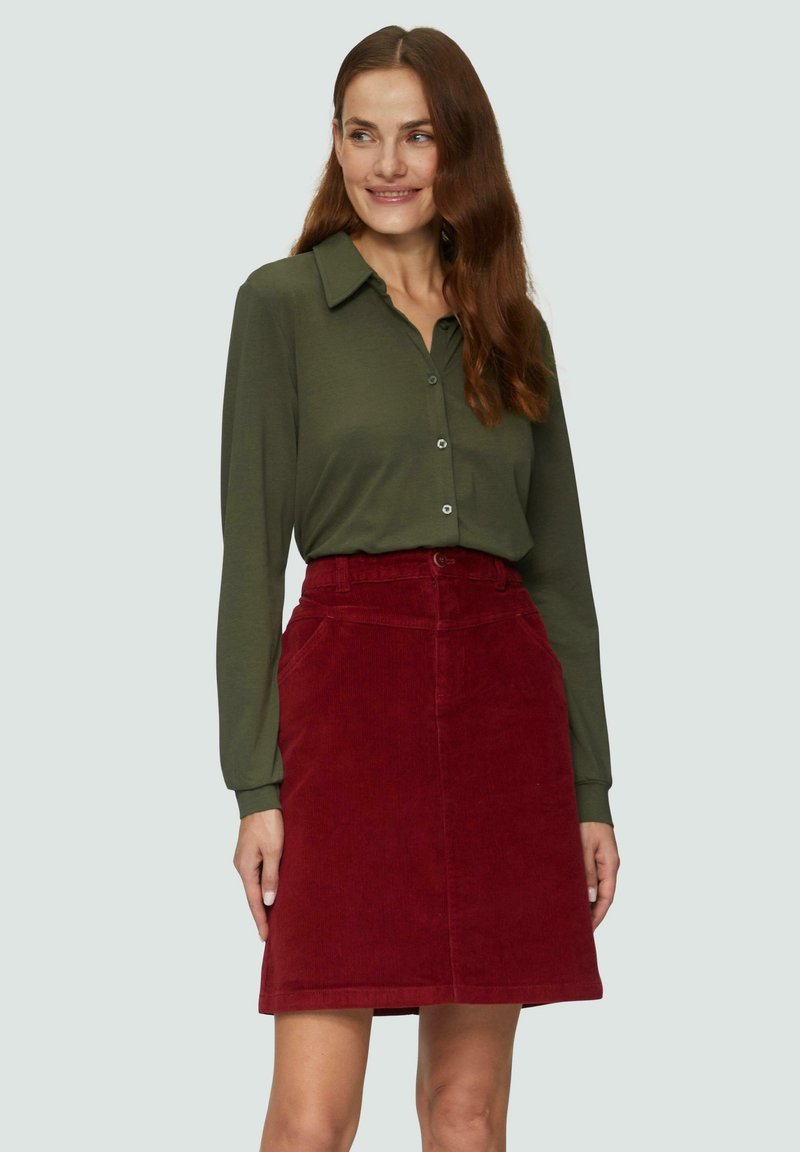 s.Oliver Overhemdblouse - olivgrün
