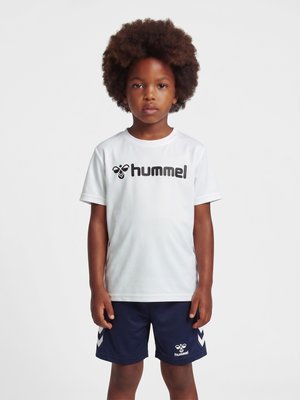 Hummel, LOGO - T-shirts print - white