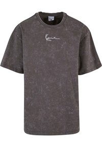 Karl Kani SMALL SIGNATURE WASHED HEAVY SKULL TEE - T-shirts med print - anthracite