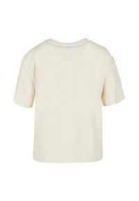 Kortærmet beige t-shirt lavet af bomuld. Har en rund halsudskæring og et enkelt design med en regular fit og uden mønstre eller accenter.
