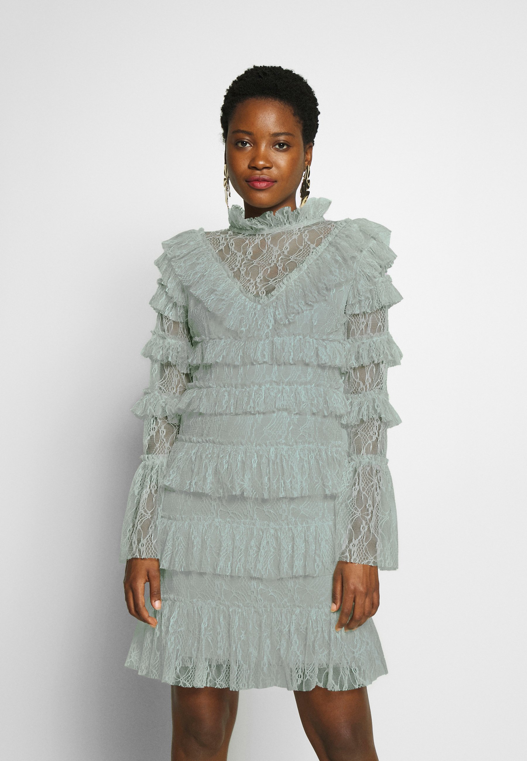 By Malina ROSA DRESS - Cocktailjurk - aqua/mintgroen - Zalando.nl