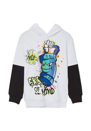 STAMPA GRAFFITI - Sweatshirt - bianco ottico