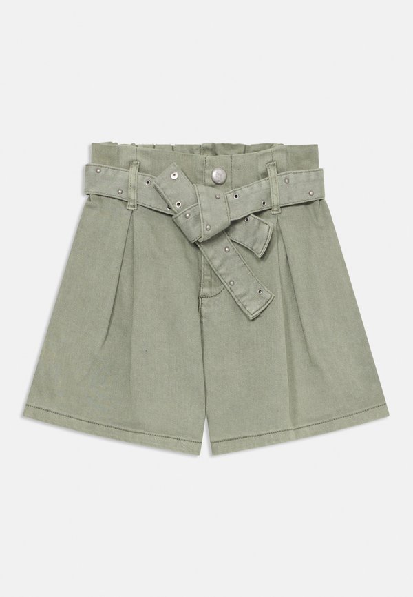 SHORT - Denim shorts - kaki clair