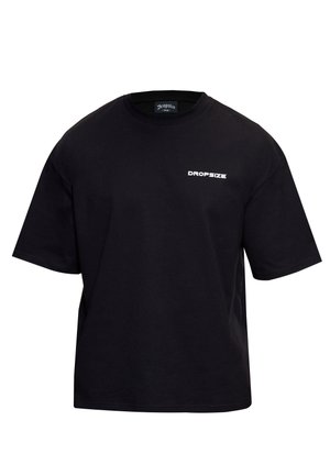 Dropsize, LOGO PRINT T-SHIRT - Jednoduché tričko - black