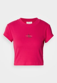 MONOGRAM BABY TEE - T-shirt - bas - petunia pink