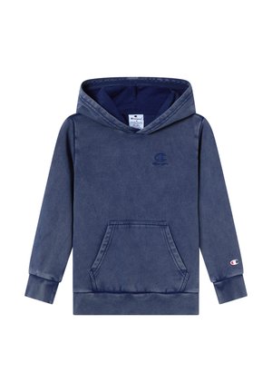 Hoodie - dark blue denim