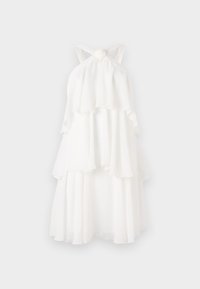 VMFELICIA RUFFLE SHORT DRESS - Kjole - snow white
