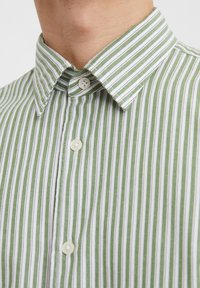 Marc O'Polo NEW KENT COLLAR LONG SLEEVE ROUND HEM - Zakelijk overhemd - multi  spring fern