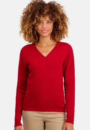 Mahogany TESSA-FIRST - Strickpullover - garnet