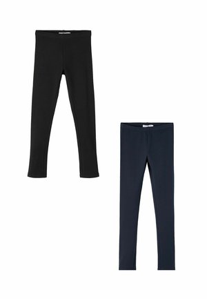2ER-SET - Leggings - Trousers - schwarz blau