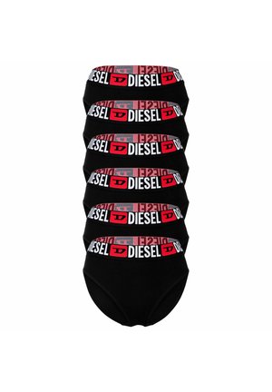 HIGHWAIST 6ER PACK - SAM-D-CORE STRETCH LOGOBUND - Slip - schwarz