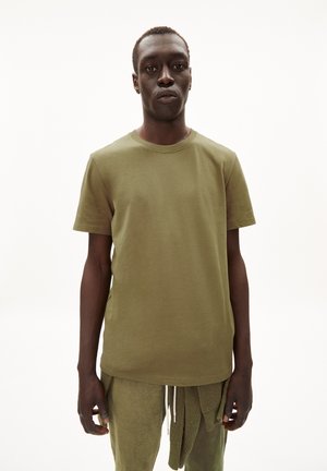 MAARKOS - Basic T-shirt - oliva