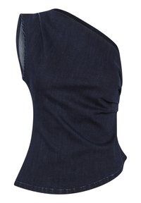 AYOMW OFF SHOULDER  - Top - dark blue un-wash