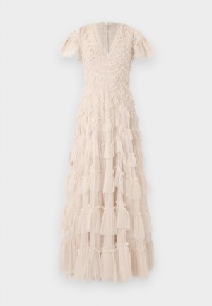 AVIANA V NECK GOWN - Proginė apranga - oyster