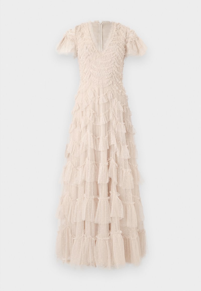 NEEDLE & THREADAVIANA V NECK GOWN - Festklänning - oyster