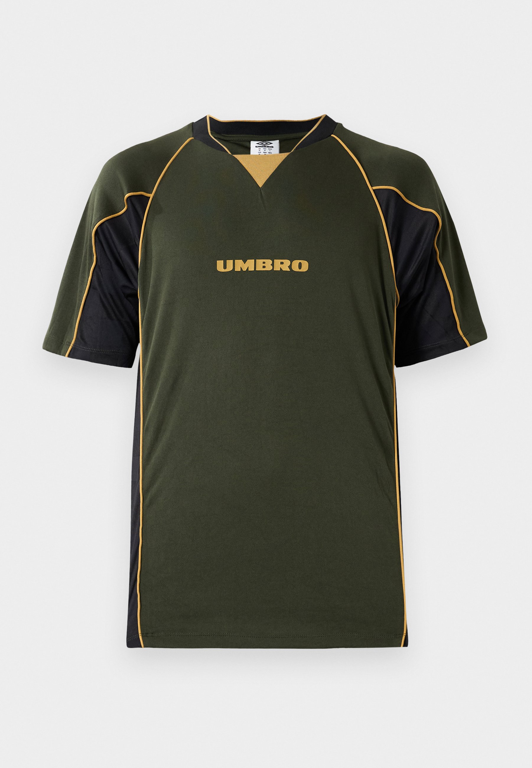 Umbro PANELLED UNISEX - Print T-shirt - duffel bag/dark green