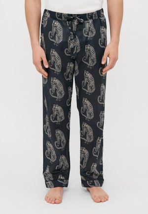 MENS PYJAMA TROUSERS - Pyjama bottoms - black/cream
