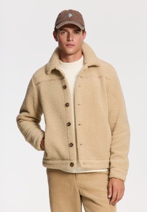 Fleecejas - beige clay