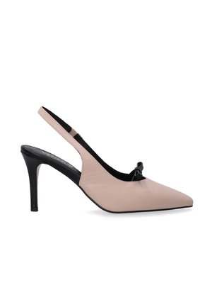 Højhælede pumps - black