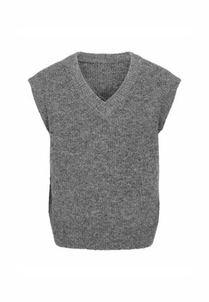 Only & Sons, KNITTED VEST ONSTROY PULLOVER - Jersey de punto - medium grey melange