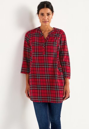 WITH POCKETS - Tunika - red checked
