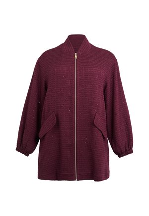 YOEK, YOEK DAMEN JACKE MIT LANGARM - Kurzmantel - purple