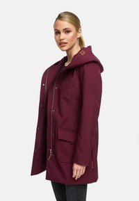 Marikoo MAYLEEN - Veste imperméable - dark red melange