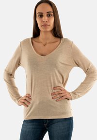 SUN VALLEY PHAYAO - Camiseta de manga larga - beige