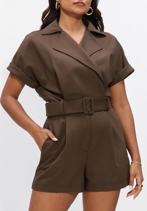HANNEKE - Jumpsuit - dark brown