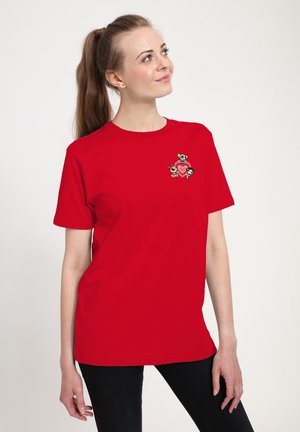 Print T-shirt - red