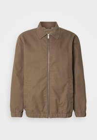 ZIP THROUGH OVERSHIRT - Lagana jakna - dark stone