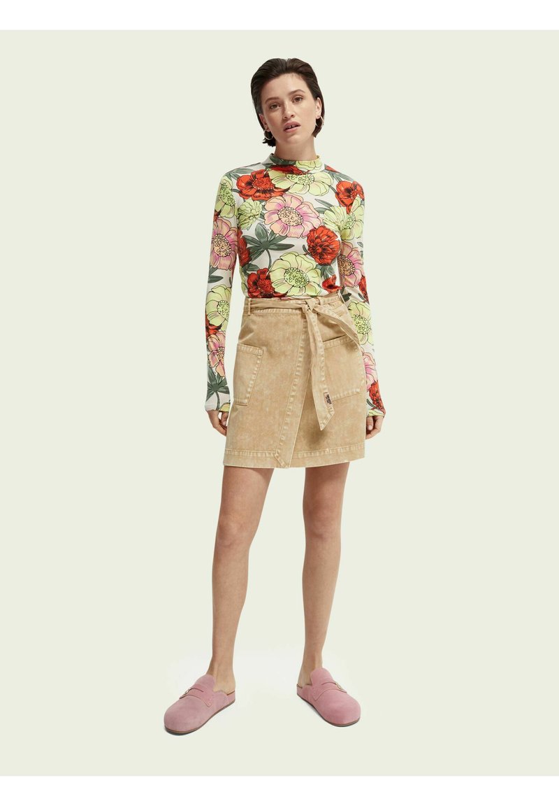 Damen Jeansröcke | Scotch & Soda Wickelrock desert/beige - ZR65248 Damen Jeansröcke | Scotch & Soda Wickelrock desert/beige - ZR65248