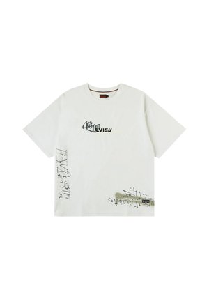Evisu T-SHIRT - T-shirt con stampa - beige
