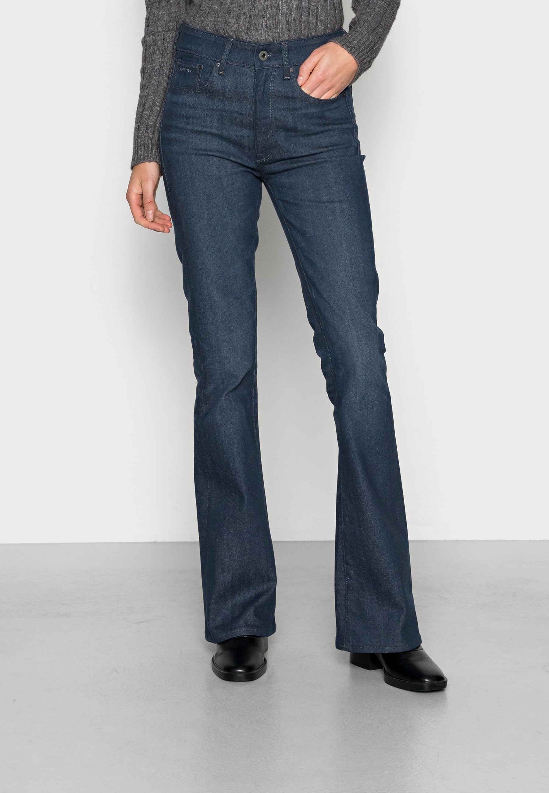 G-Star Jeans a zampa - worn in leaden/blu scuro - Zalando.it