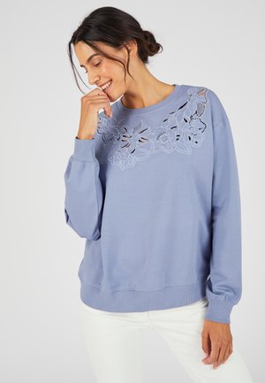 Damart BRODÉ - Jersey de punto - bleu