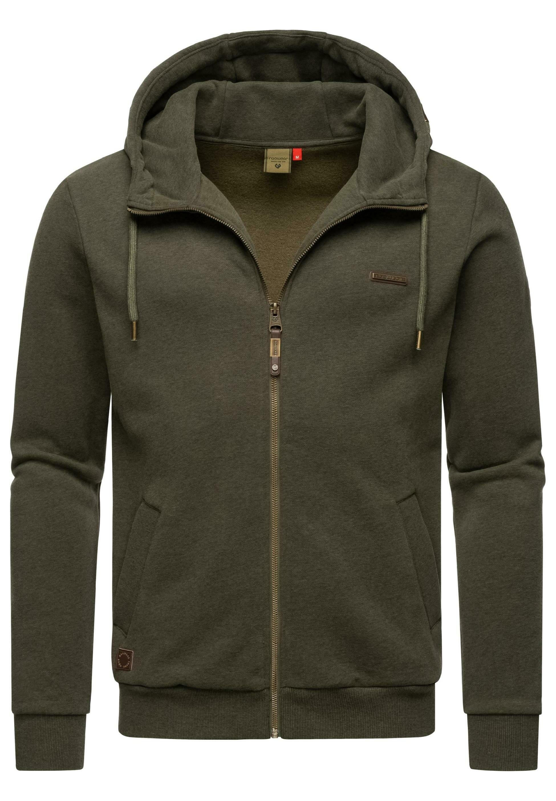 Ragwear NATTE ZIP Zip-up sweatshirt olive Zalando