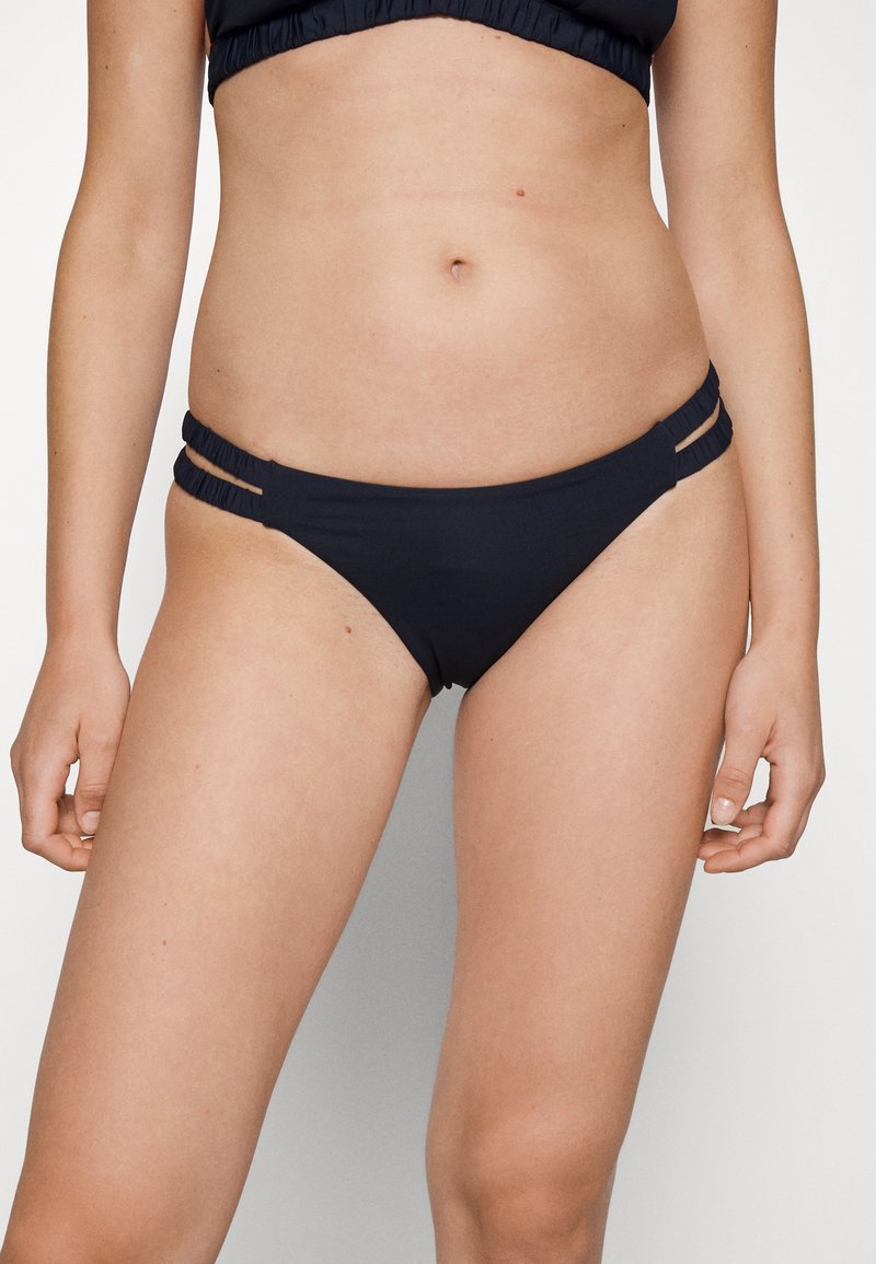 Seafolly COLLECTIVE GATHERED TAB - Cuecas de biquíni - true navy