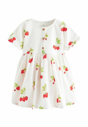 Rochie de zi - strawberry print