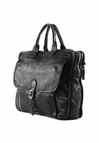 Sacoche Professionnelle CAMPOMAGGI Carrier Bag - Cuir Noir Nero - Neuf Avec Accessoires