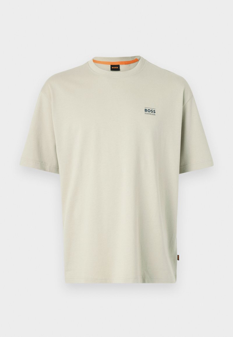 Boss T-shirt print beige Boss T-shirt print beige