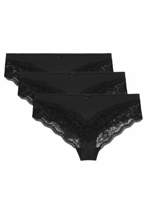Marks & Spencer 3 PACK BRAZILIAN  - Trosor - black