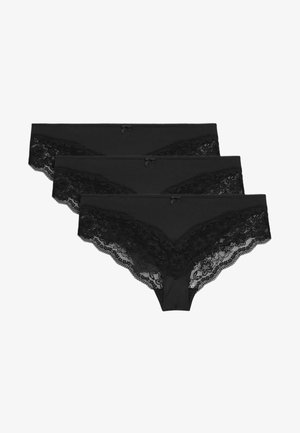 Marks & Spencer 3 PACK BRAZILIAN  - Slip - black