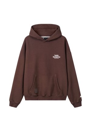 Another Cotton Lab, SRC WASHED HOODIE UNISEX - Sweat à capuche - washed chocolate