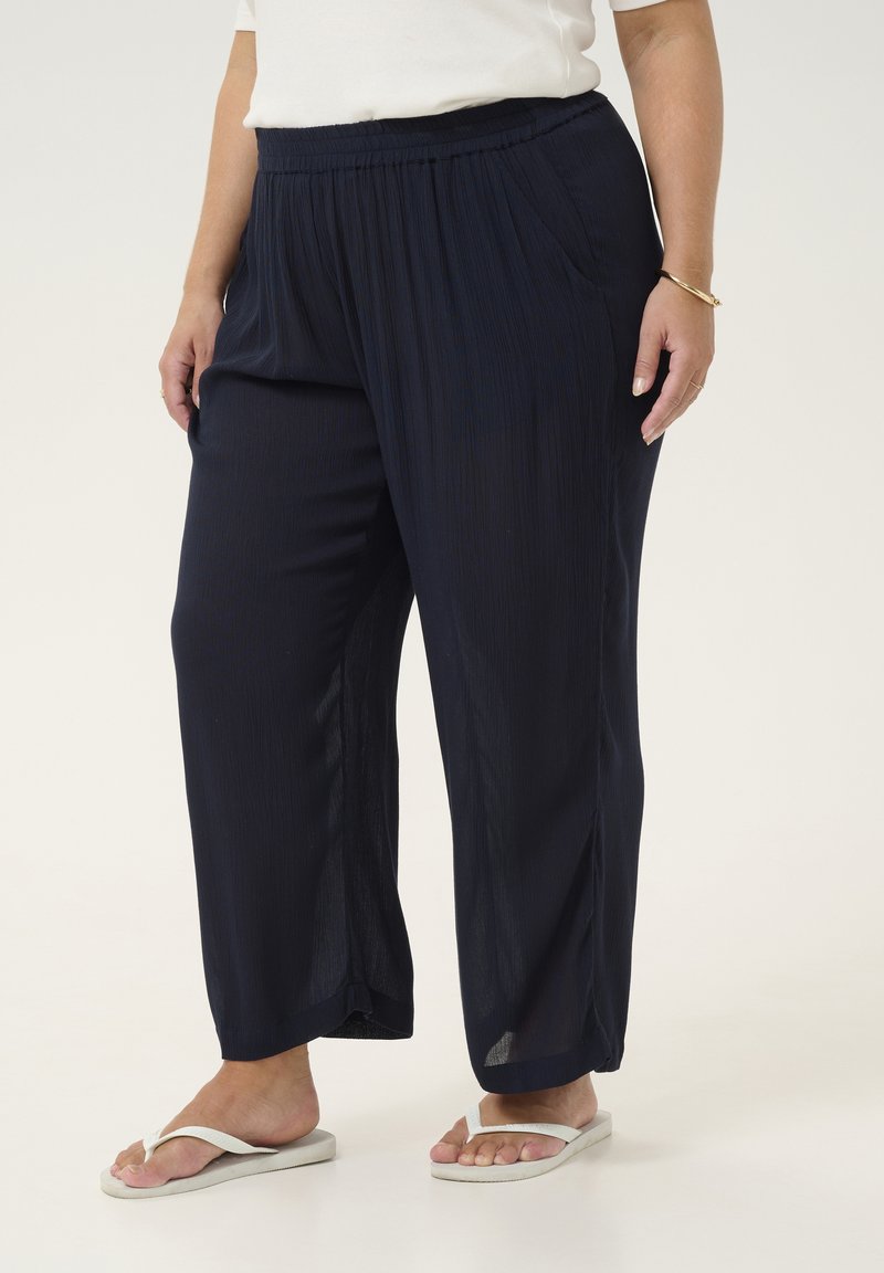 Kaffe Curve - KCDACINA - Trousers - midnight marine, Enlarge