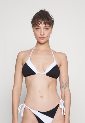 Seafolly SLICE OF SPLICE SLIDE  - Bikiniyläosa - white/black