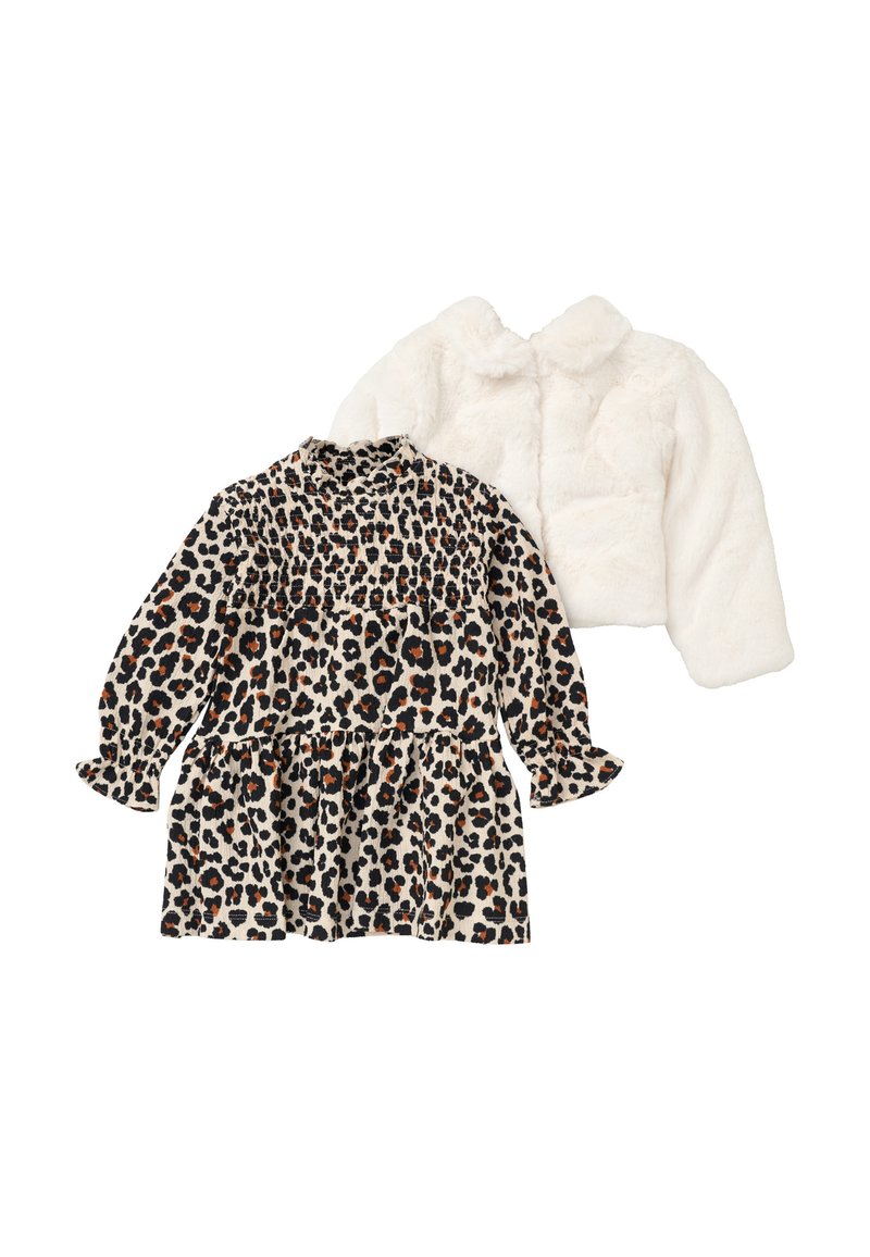miss LEOPARD SET - Freizeitkleid - weiß-creme c/weiß - Zalando