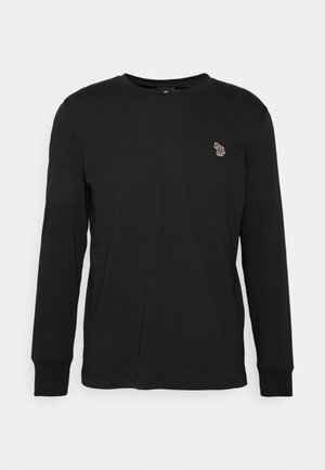 PS Paul Smith FIT ZEBRA - Long sleeved top - black